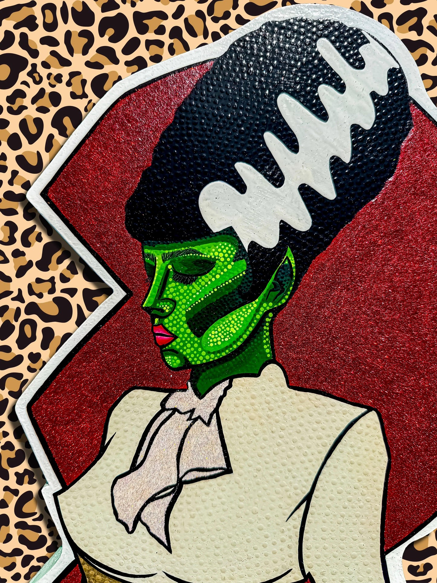 Frankie & Bridie - Original Mixed-Media Diptych by Stoofy - STOOFY