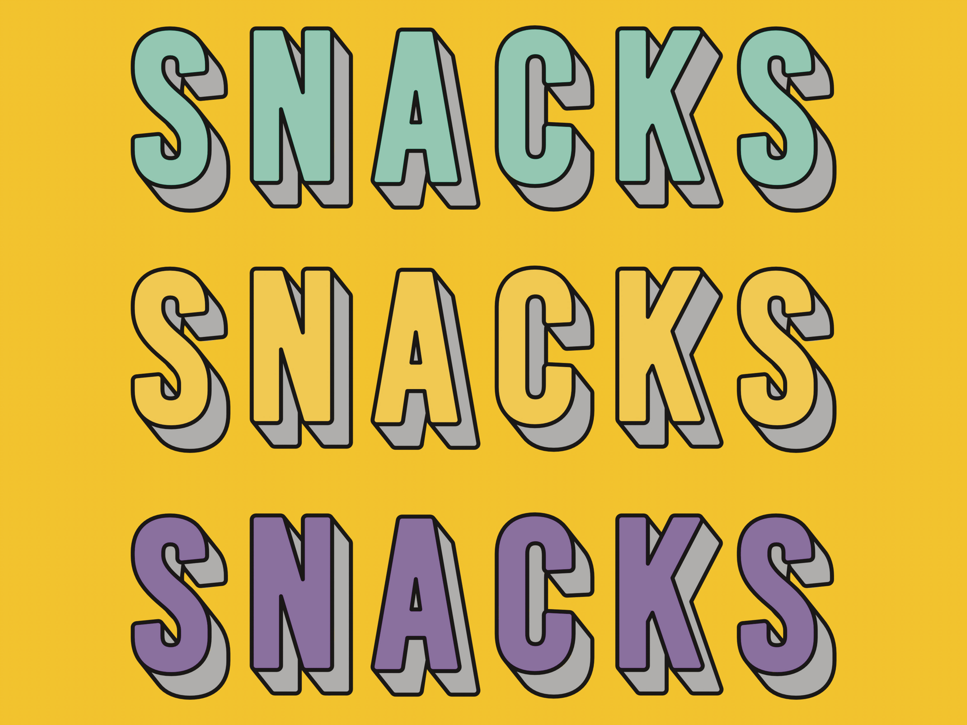 "SNACKS SNACKS SNACKS" Hand-Painted Children's/Toddler's Denim Jacket - STOOFY