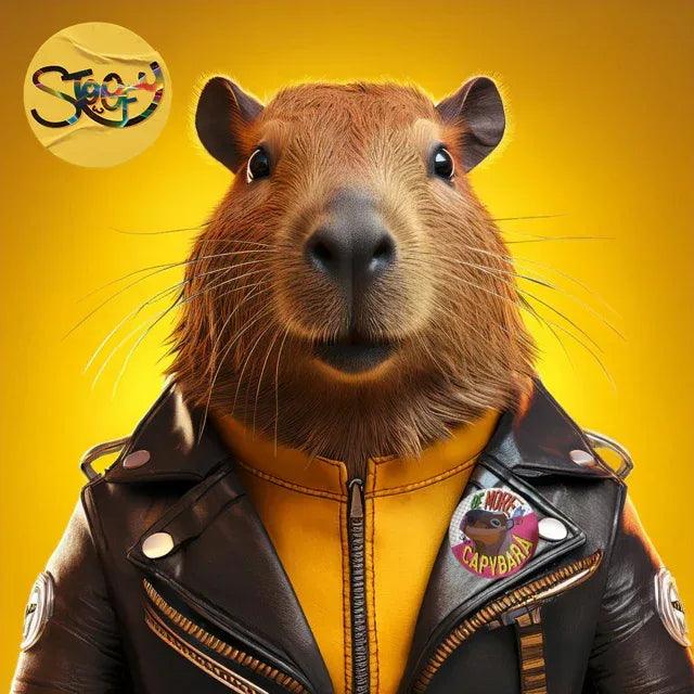“Be More Capybara” Badge - STOOFY