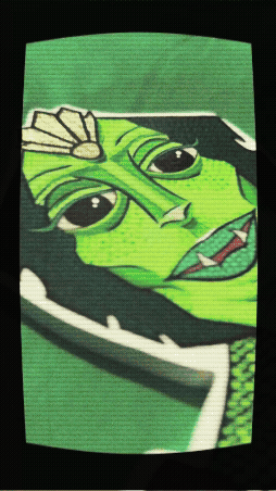 Gill from the Black Lagoon - Original Mixed-Media Artwork by Stoofy - STOOFY