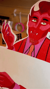 The Devil is in the Detail - Original Mixed-Media Artwork by Stoofy - STOOFY