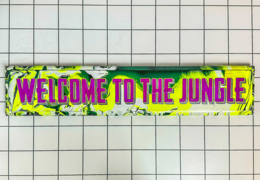Welcome to the Jungle | Original Hand-Painted Sign | Stoofy - STOOFY