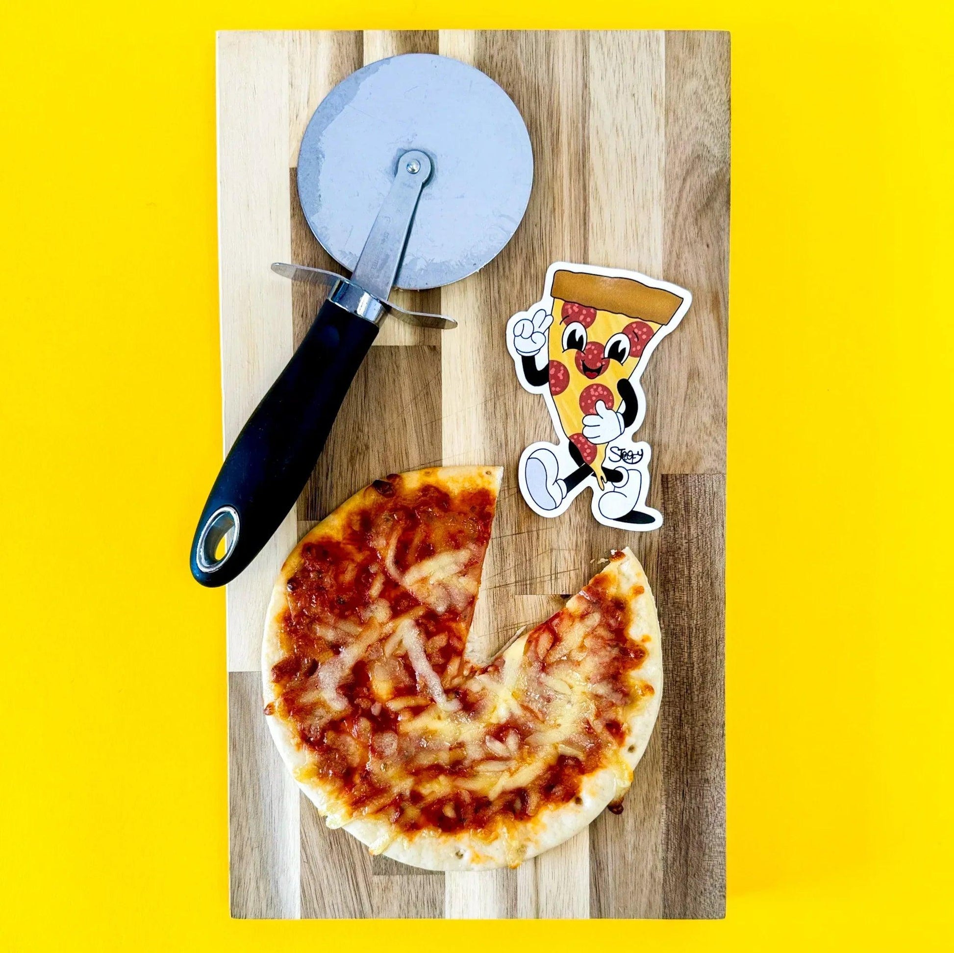 "Pizza Pal" Die-Cut Vinyl Sticker - STOOFY