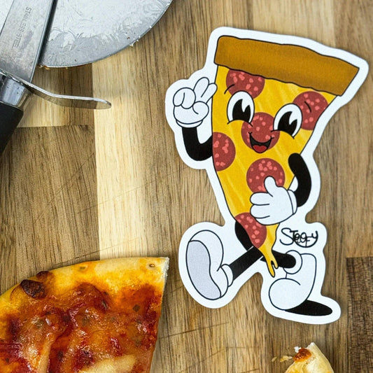 "Pizza Pal" Die-Cut Vinyl Sticker - STOOFY