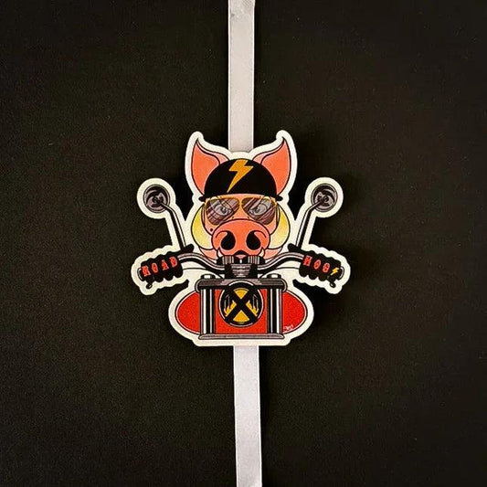 "Road Hog" Die-Cut Vinyl Sticker - STOOFY