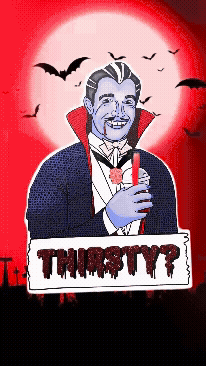 Thirsty? - Original Mixed-Media Artwork by Stoofy - STOOFY