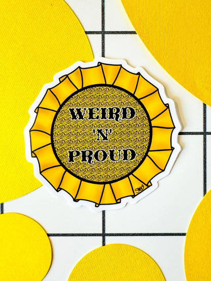 Stoofy “Weird ‘n’ Proud” Vinyl Sticker - STOOFY