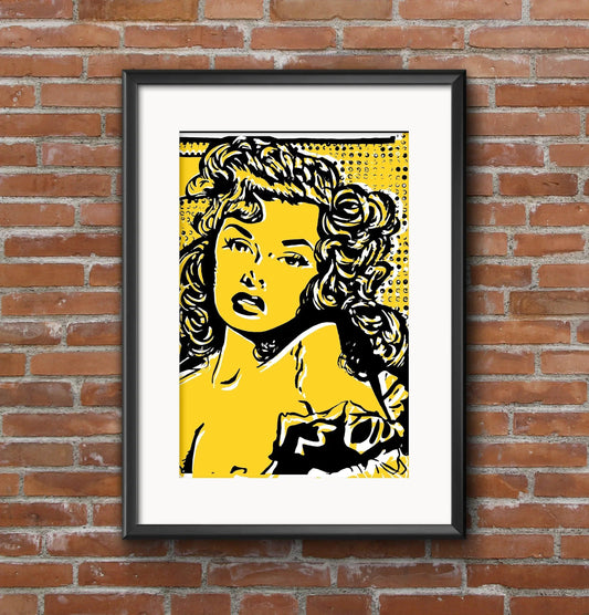 "Mean, Moody & Magnificent" A3 Art Print - STOOFY