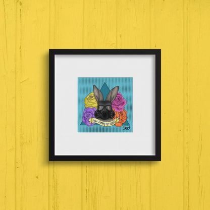 "S'all Coming Up Roses" Square Art Print - STOOFY