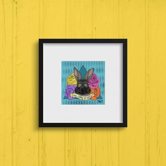 "S'all Coming Up Roses" Square Art Print - STOOFY
