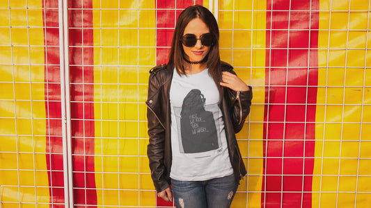 Mock up video of Stoofy's First We Ride... Then We Whisky design on heavy cotton comfortable unisex tshirt. Perfect for bikers and whisky whiskey lovers