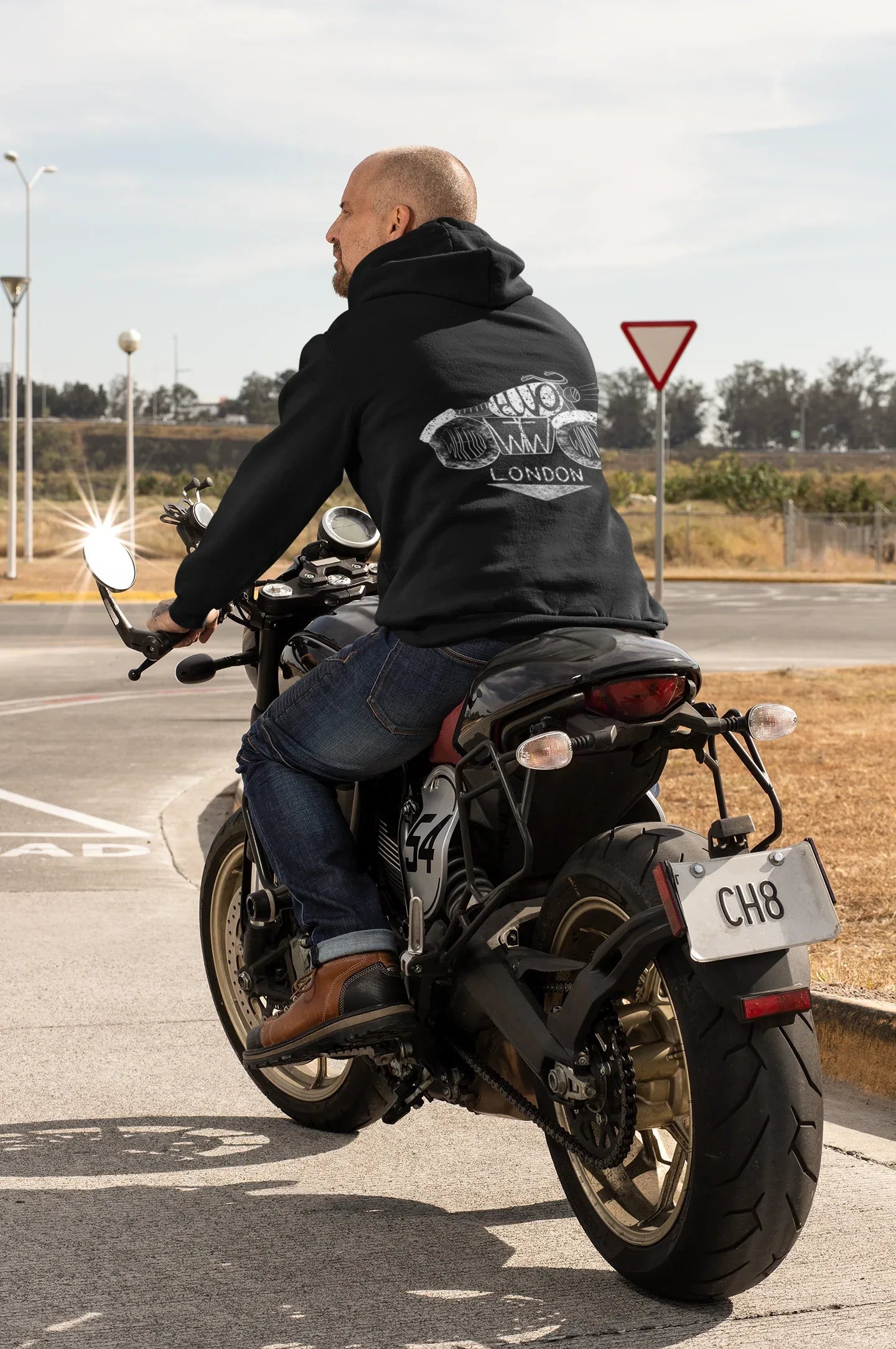 "Two Wheeled Wonder" Unisex Hoodie - STOOFY
