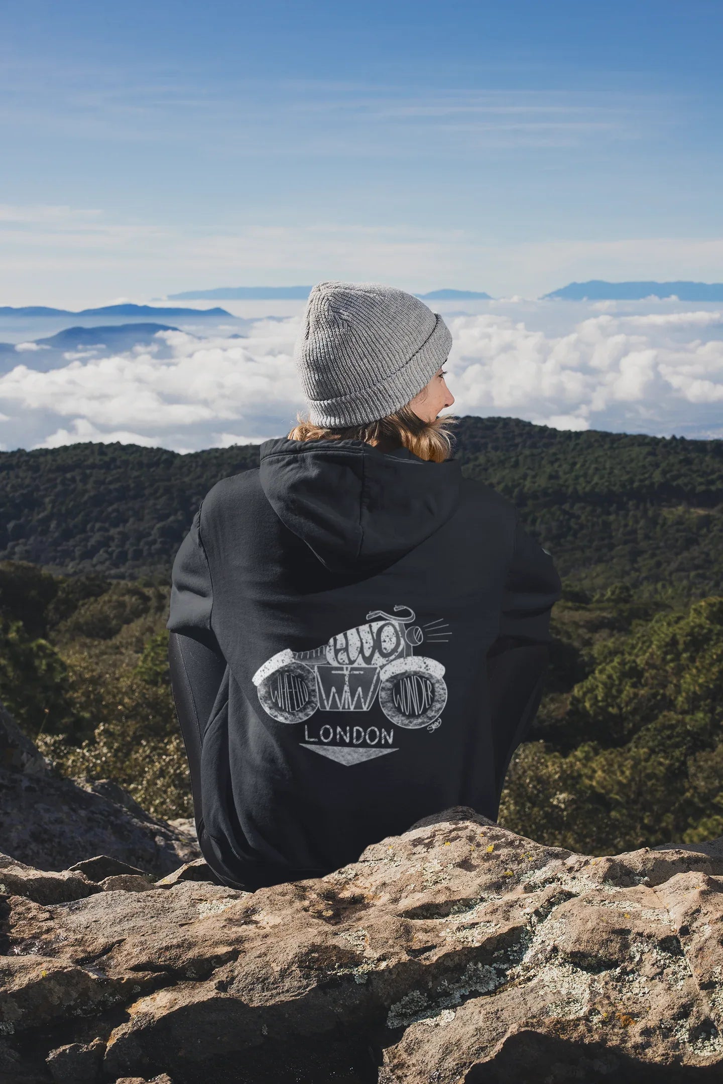 "Two Wheeled Wonder" Unisex Hoodie - STOOFY