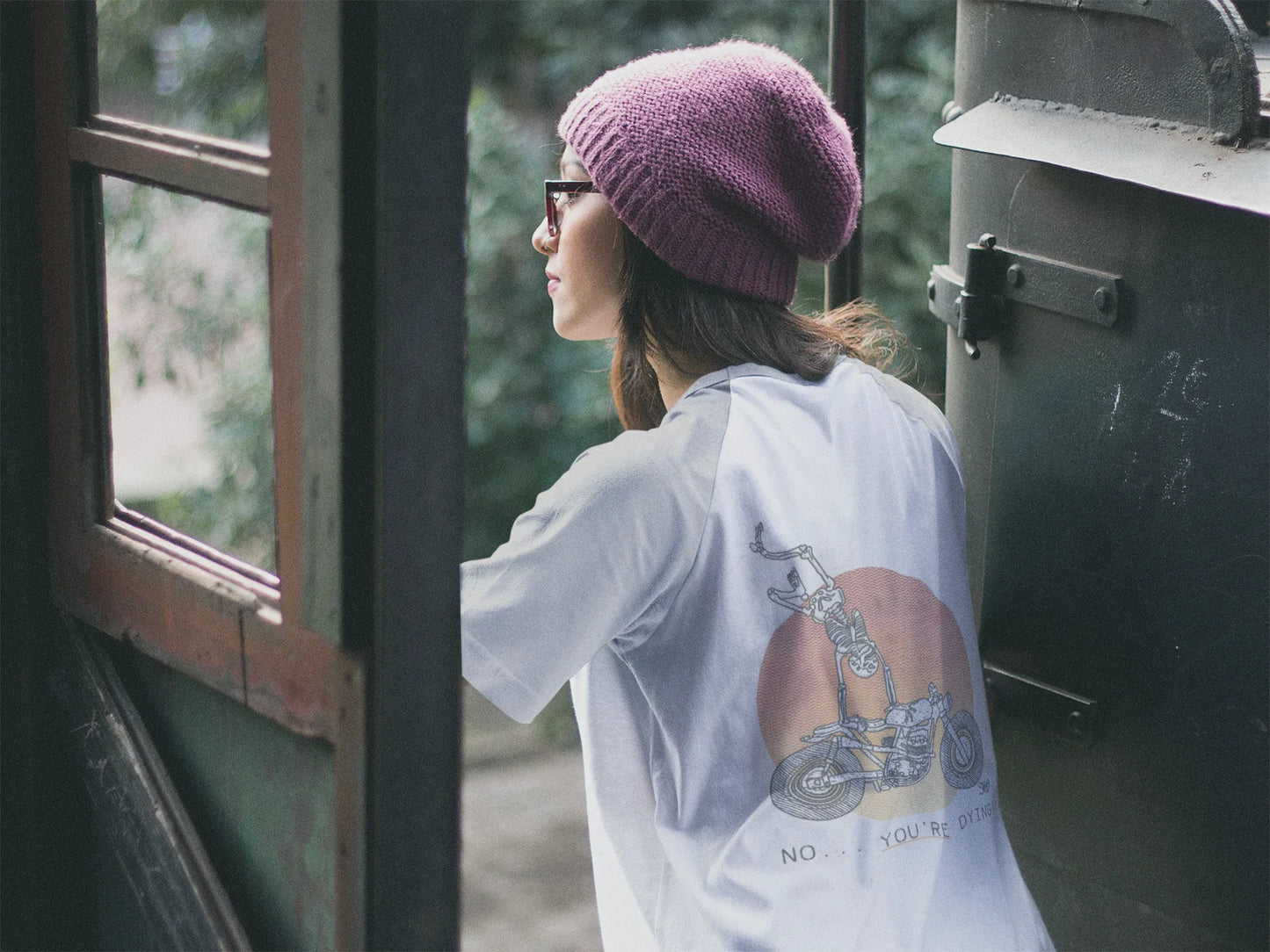 "No... YOU'RE Dying!" Raglan Sleeve Unisex T-Shirt - STOOFY