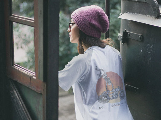 "No... YOU'RE Dying!" Raglan Sleeve Unisex T-Shirt - STOOFY